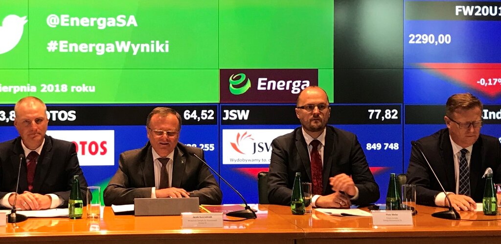 Wzrost EBITDA i zysku netto Grupy Energa w I półroczu 2018 roku