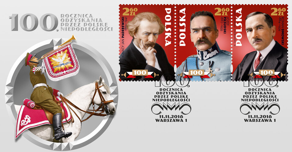 Poczta Polska z bohaterami niepodległości na znaczkach