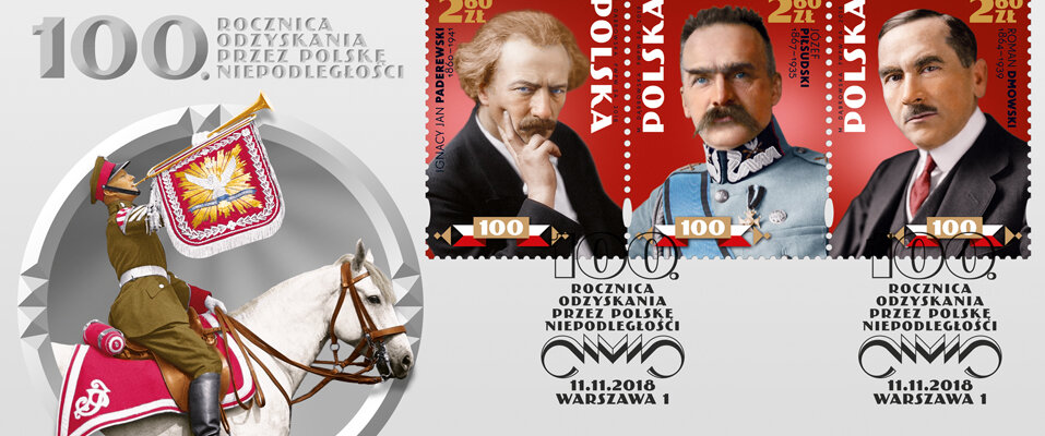 Poczta Polska z bohaterami niepodległości na znaczkach