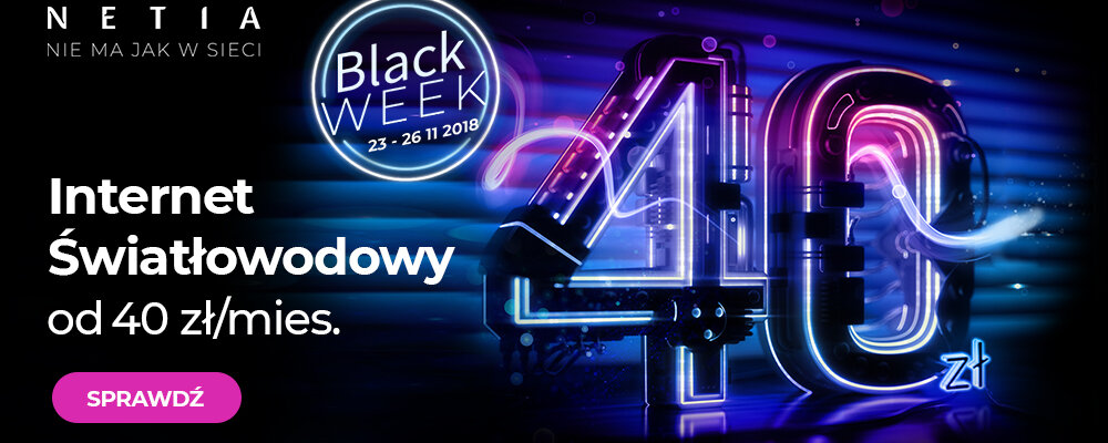 Black Friday w Netii – nternet za mniej niż 40 zł!