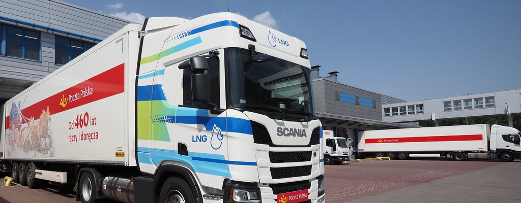 Poczta Polska testuje auta zasilane gazem LNG