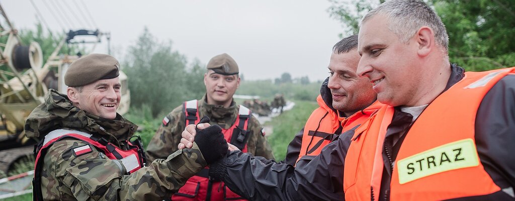 Aktualizacja działań żołnierzy Wojsk Obrony Terytorialnej w przeciwdziałaniu i usuwaniu skutków klęsk żywiołowych. Stan na: 25 maja 2019 r., godz. 17.00
