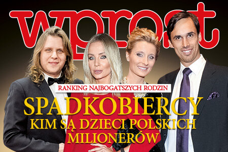 "Wprost" (28) Ranking najbogatszych rodzin i ich spadkobiercy. Kim są dzieci polskich milionerów? Starak, Bachleda-Curuś, Kulczyk, Solorz, Ptak.