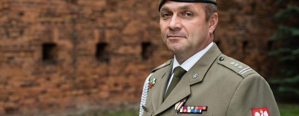 Dowódca 10 Świętokrzyskiej Brygady Obrony Terytorialnej - płk Grzegorz MOTAK