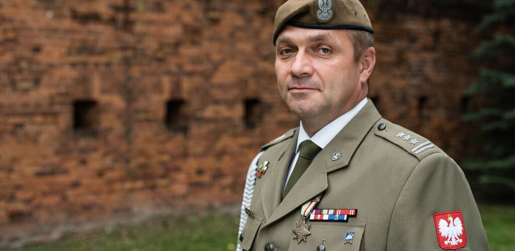 Dowódca 10 Świętokrzyskiej Brygady Obrony Terytorialnej - płk Grzegorz MOTAK