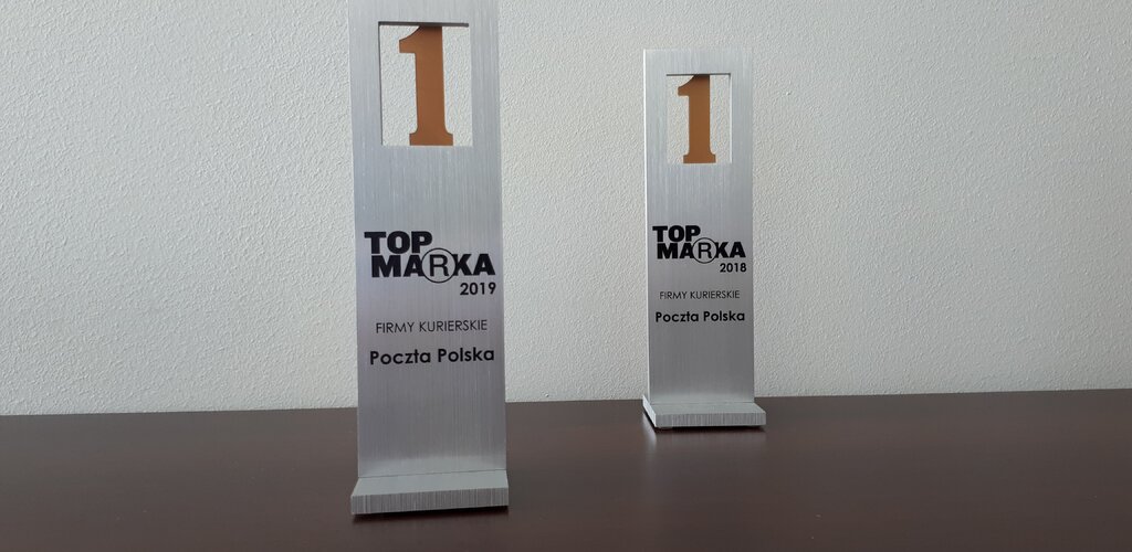 Poczta Polska laureatem prestiżowego konkursu Top Marka 2019