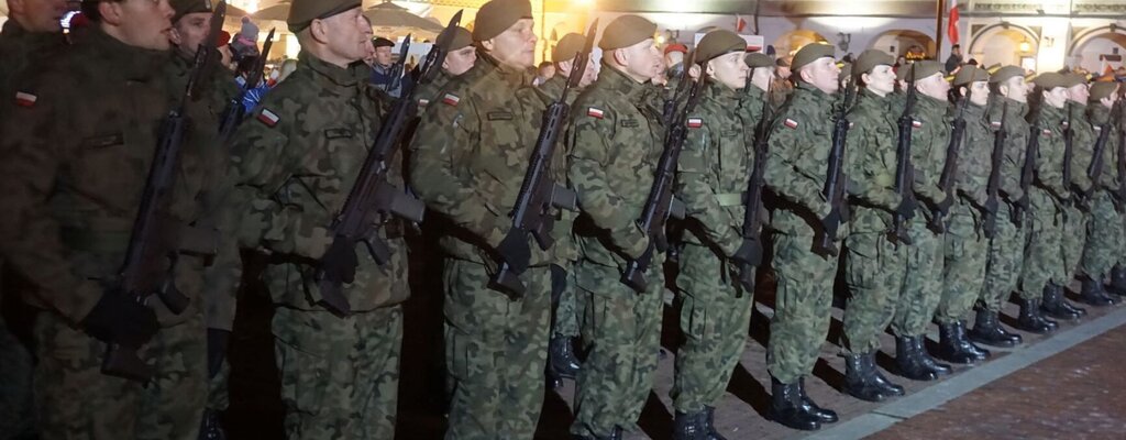 Promocja podoficerska lubelskich Terytorialsów w Zamościu