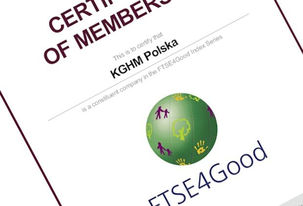 Certyfikat FTSE4Good Index Series