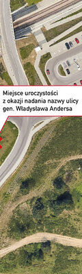 Jasień z ulicą gen. Władysława Andersa