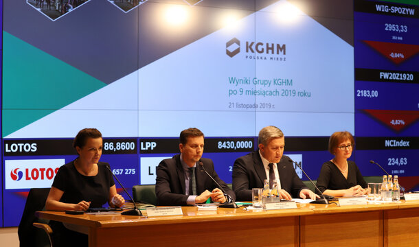 KGHM with higher production, rising EBITDA and net profit