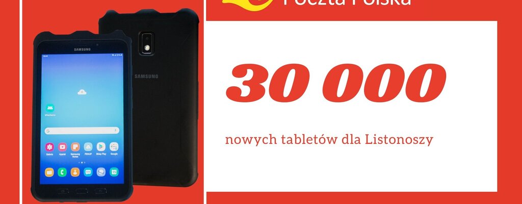 Poczta Polska: nowe tablety dla listonoszy