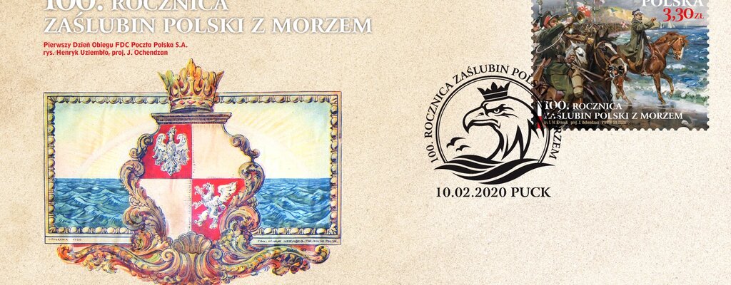 Poczta Polska uczciła 100. rocznicę zaślubin Polski z morzem