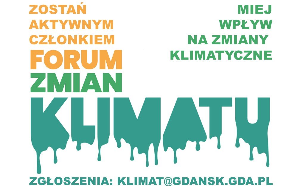 I Forum Zmian Klimatu - zaproszenie