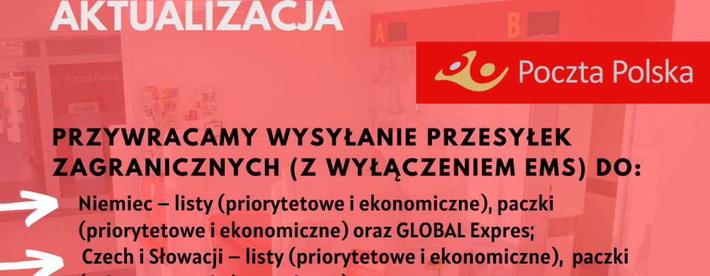 Poczta Polska Przywraca Wysyłanie Przesyłek Zagranicznych Do Niektórych ...