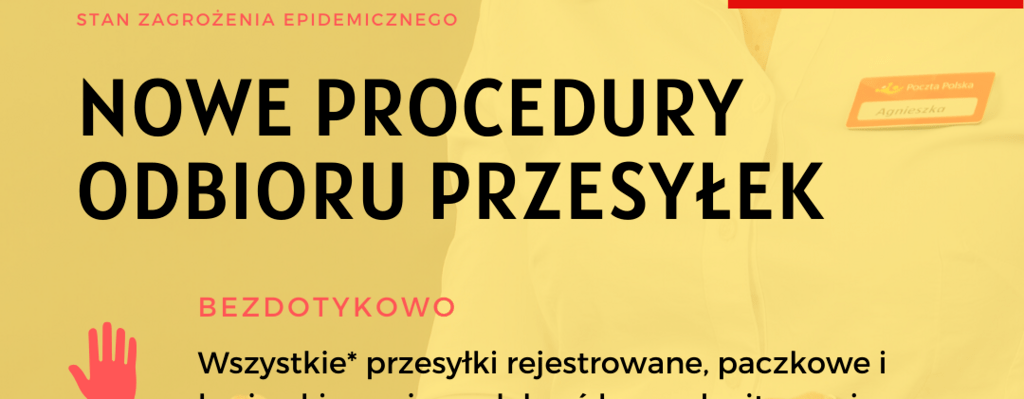 Poczta Polska przyjęła nowe procedury doręczania przesyłek