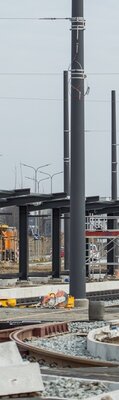 Przejazd techniczny tramwaju na alei Pawła Adamowicza - konferencja prasowa
