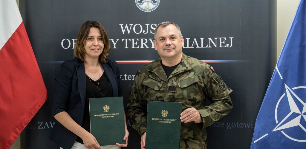Porozumienie o współpracy Narodowego Centrum Krwi i Dowództwa Wojsk Obrony Terytorialnej.