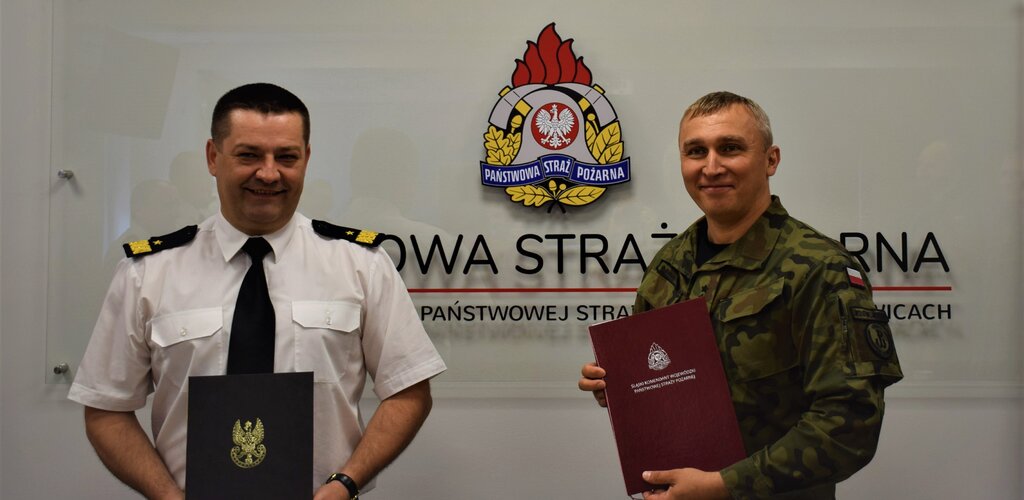 Śląscy terytorialsi podpisali porozumienie o współpracy ze strażakami