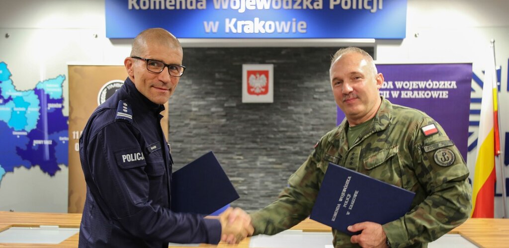Małopolscy Terytorialsi podpisali porozumienie o współpracy z policją