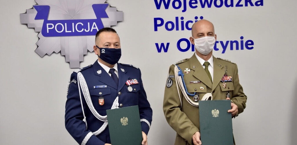 Porozumienie o współpracy 4. Warmińsko-Mazurskiej Brygady OT z Policją 