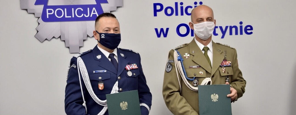 Porozumienie o współpracy 4. Warmińsko-Mazurskiej Brygady OT z Policją