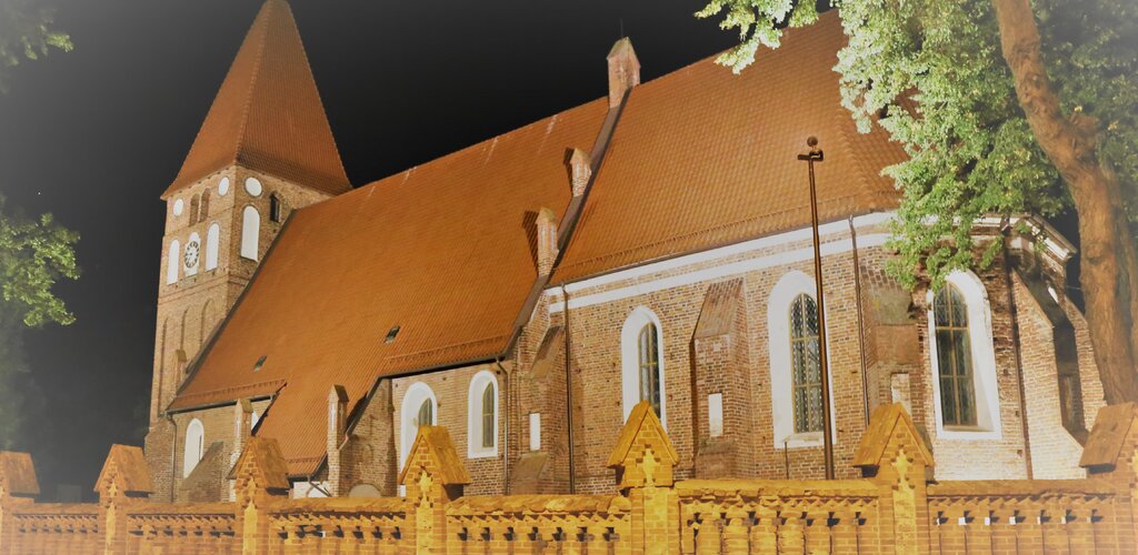 Iluminacje kościołów w Gminie Pasłęk