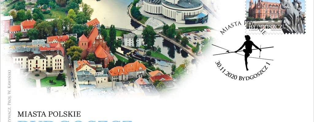 Poczta Polska wypuściła znaczek serii „Miasta polskie” – Bydgoszcz