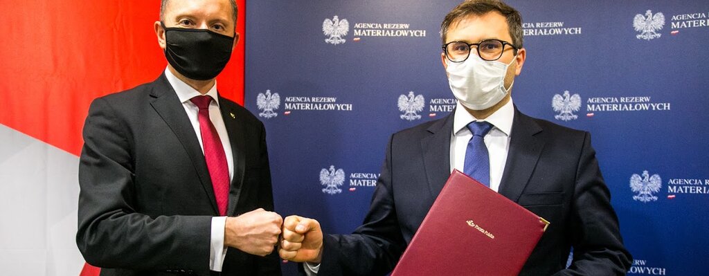 Poczta Polska podpisała porozumienie z Agencją Rezerw Materiałowych