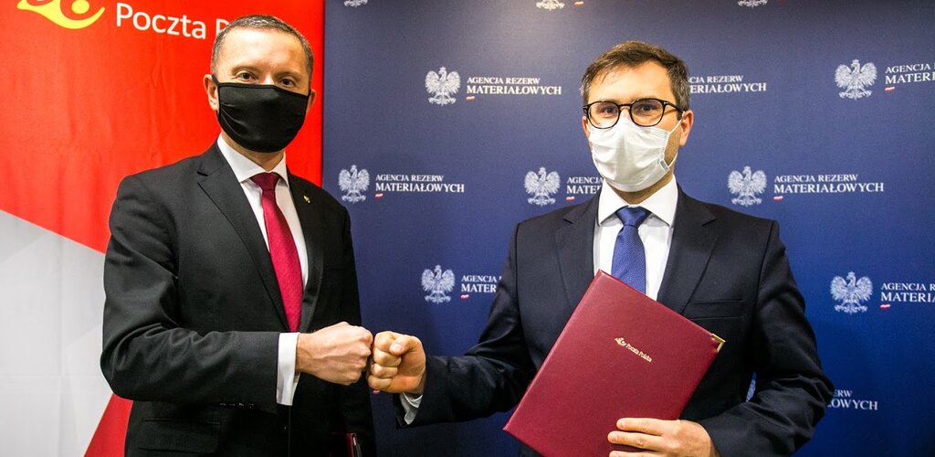Poczta Polska podpisała porozumienie z Agencją Rezerw Materiałowych
