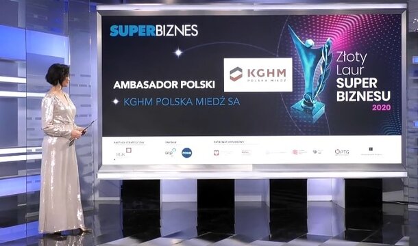 Laurel de Oro de "Super Biznes" 2020 en la categoría "Embajador de Polonia"