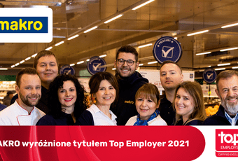 Tytuł Top Employer już po raz czwarty przyznany MAKRO Polska