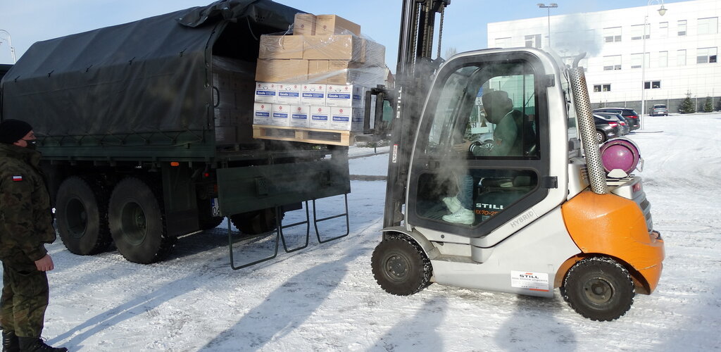 22 tony żywności trafiły do potrzebujących rodzin na Mazowszu