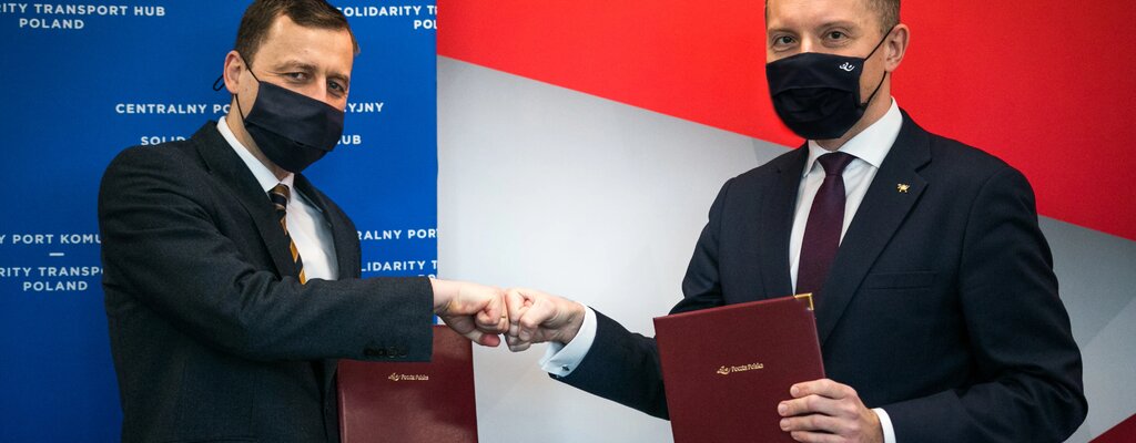 Hub logistyczny w Porcie Solidarność. Bliska współpraca spółki CPK i Poczty Polskiej