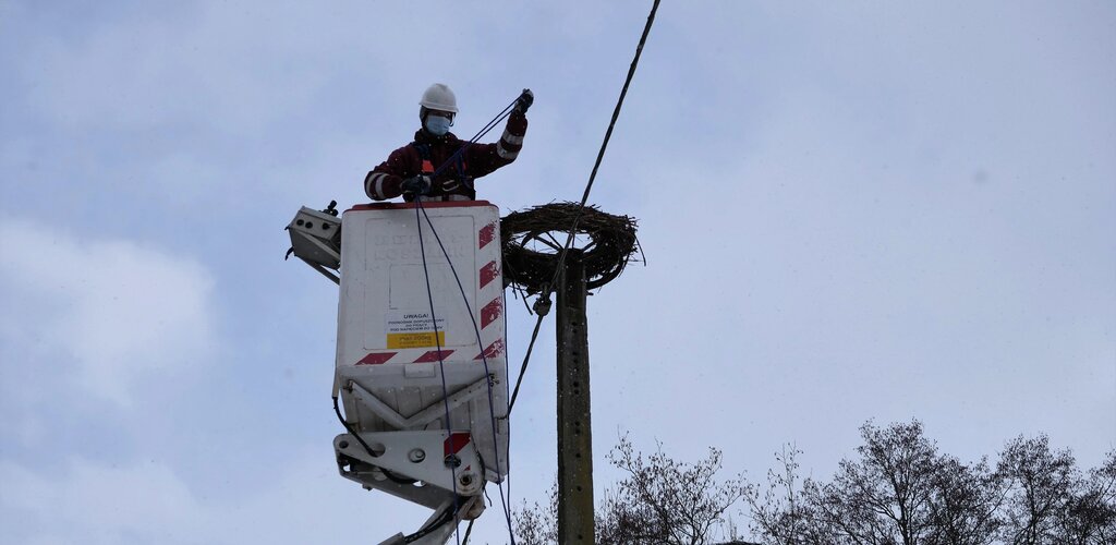 Kolejne bocianie gniazda pod opieką energetyków