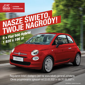 Generali rozdaje prezenty na 190. urodziny