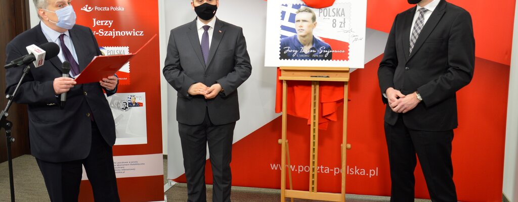 Polsko-grecki bohater na znaczku pocztowym