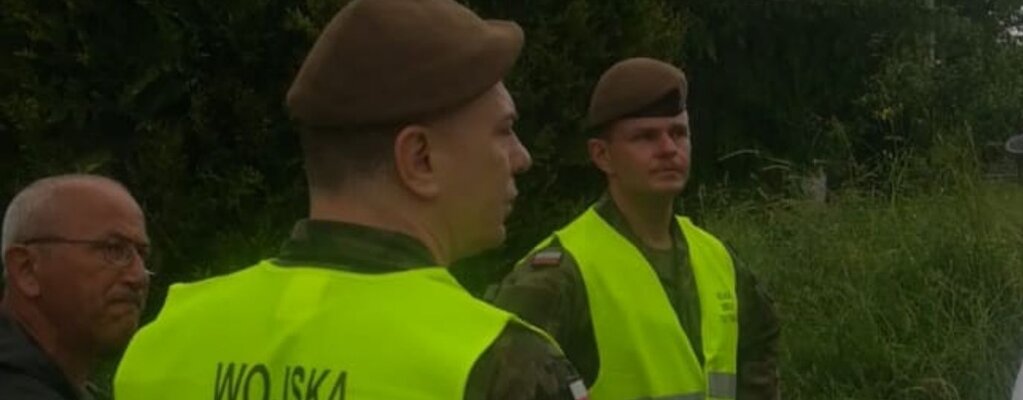 Małopolscy Terytorialsi wspierają poszkodowanych po przejściu trąby powietrznej