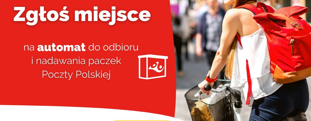 Zgłoś miejsce na automat paczkowy Poczty Polskiej