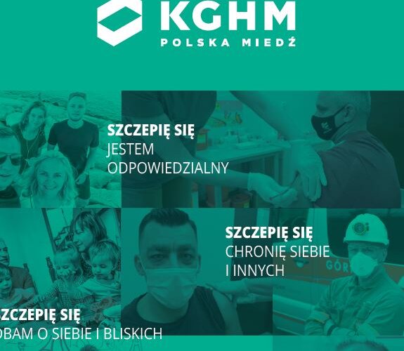 #Szczepimysię – KGHM prowadzi kampanię zachęcającą do szczepień pracowników miedziowej spółki