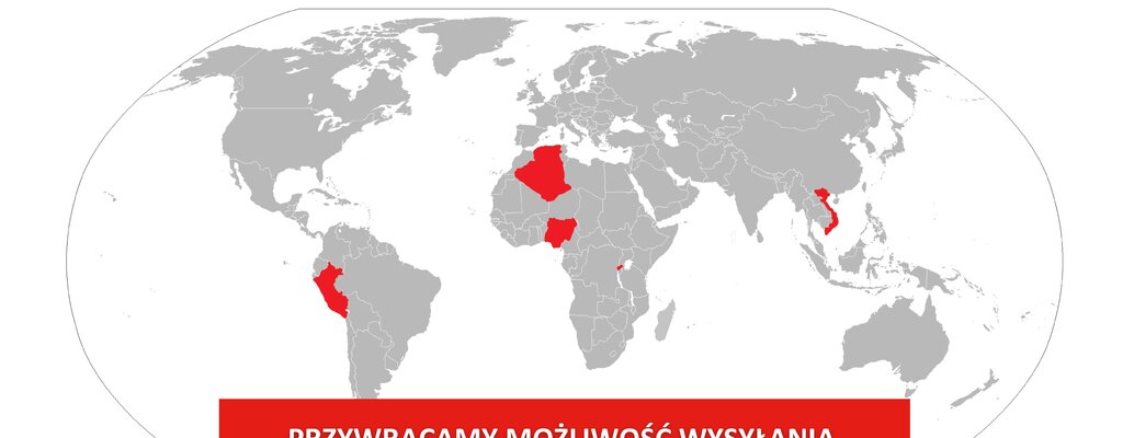 Przesyłki do Wietnamu w ofercie Poczty Polskiej. Operator rozszerza lub przywraca zakres usług do kolejnych krajów
