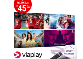 Specjalna oferta PLAY z Viaplay w cenie abonamentu– internet stacjonarny z telewizją, oraz  filmy i sport już od 45 zł miesięcznie