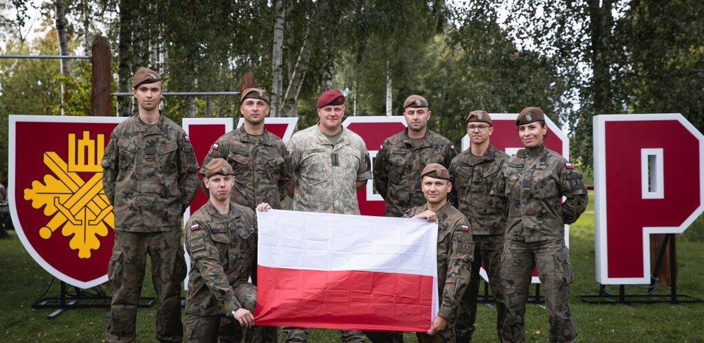 Podlascy terytorialsi na zawodach OT na Litwie