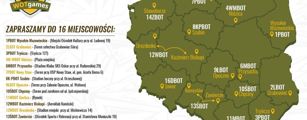 Już jutro WOTgames – sportowe pikniki w całej Polsce. Czekamy na Was