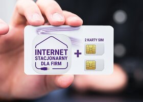 50 zł za dwie karty SIM i internet stacjonarny dla Firm
