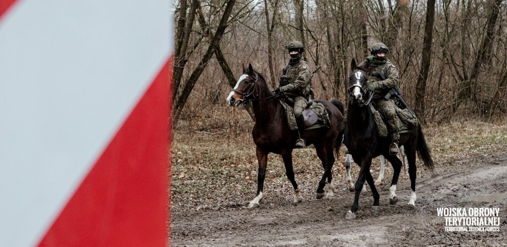 Patrole konne na straży bezpiecznej granicy