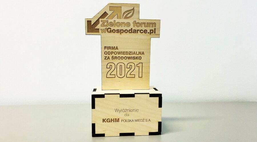 KGHM with distinction "Environmentally Responsible Company 2021"