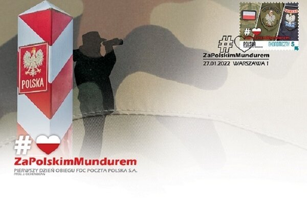 Poczta Polska ze specjalną emisją  „#♥ZaPolskimMundurem” poświęconą obrońcom wschodniej granicy