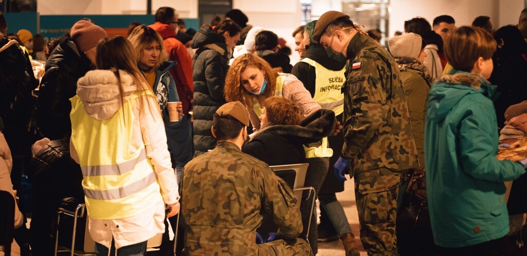 Terytorialsi wspierają służby odpowiedzialne za przyjęcie uchodźców z Ukrainy