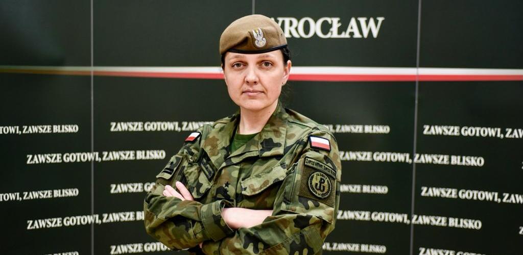 ppłk Anna Czajkowska-Małachowska – dowódca 161 batalionu lekkiej piechoty