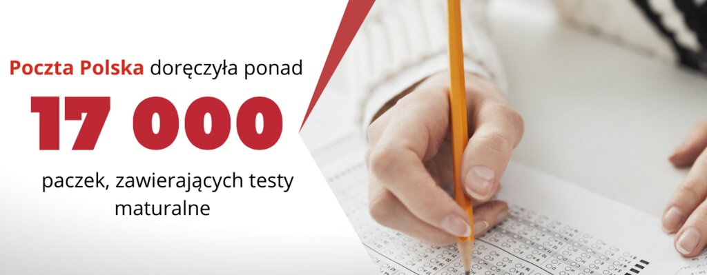 Poczta Polska doręczyła testy egzaminacyjne na matury